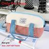 Denim Dual Color Pencil Case With Multi Functional Storage For School And Office Use