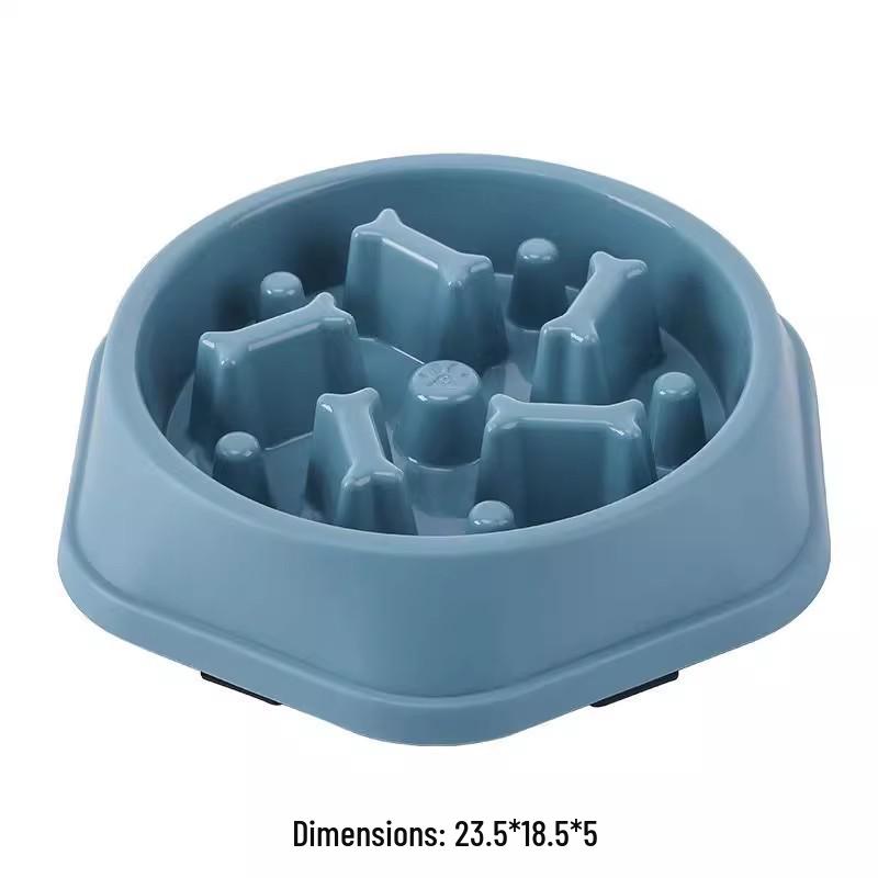 Anti-Choke Slow Feeder Bowl for Medium & Large Dogs - Anti-Tip Design for Golden Retrievers, Puppies, & Cats