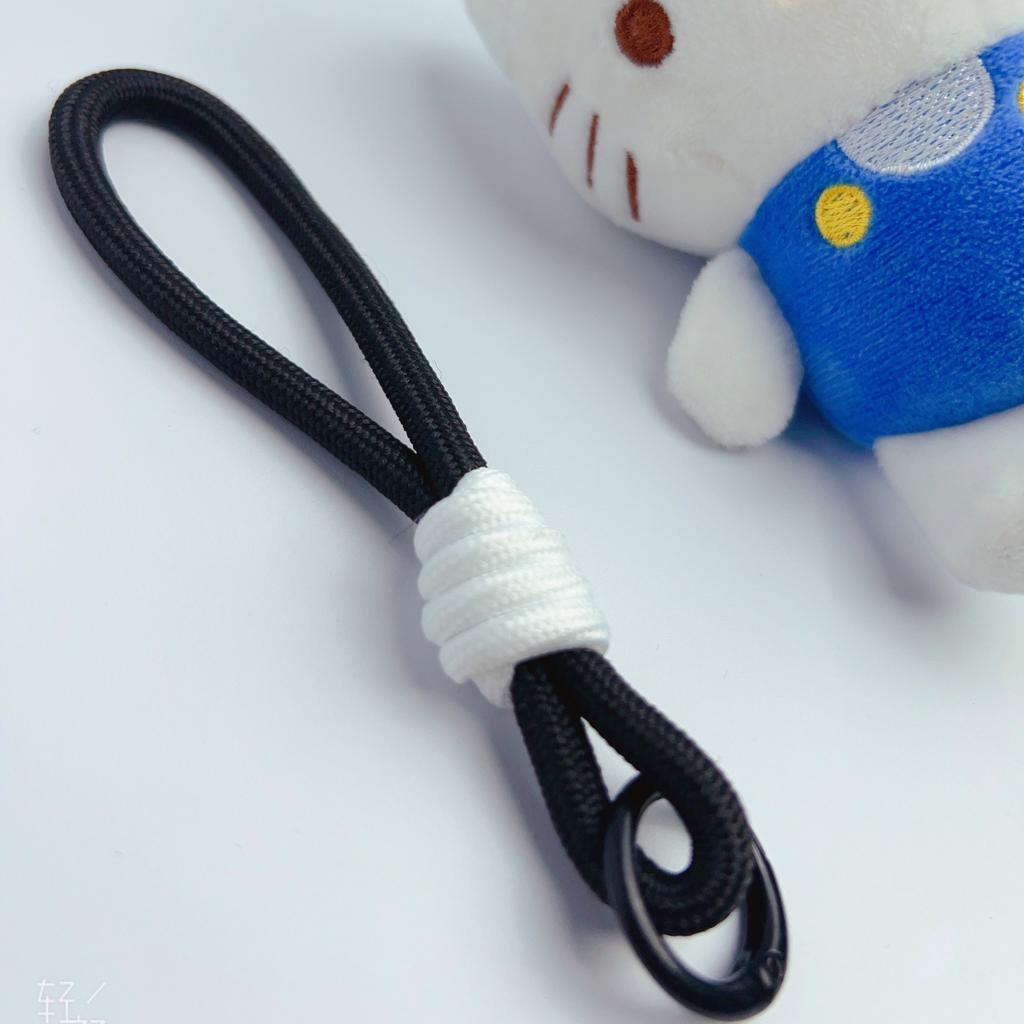 Paracord Keychain Wristlet Bag Charm Braided Strap Key Ring Rope Keychain Lanyard for Car Keys Phone