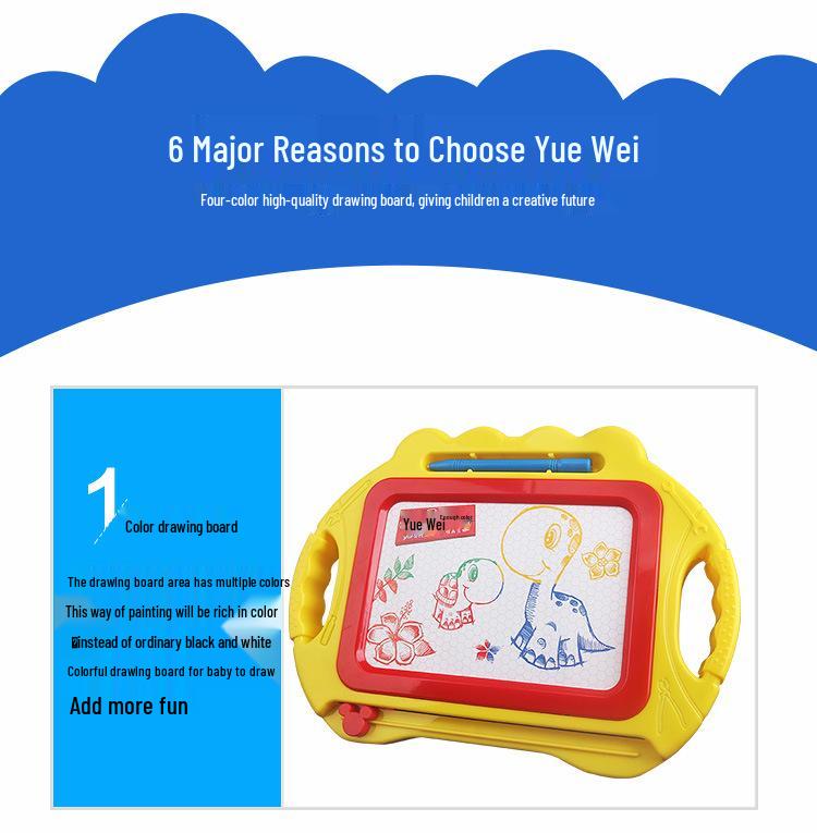 Children's Magnetic Doodle Board - Colorful, Educational Drawing Toy