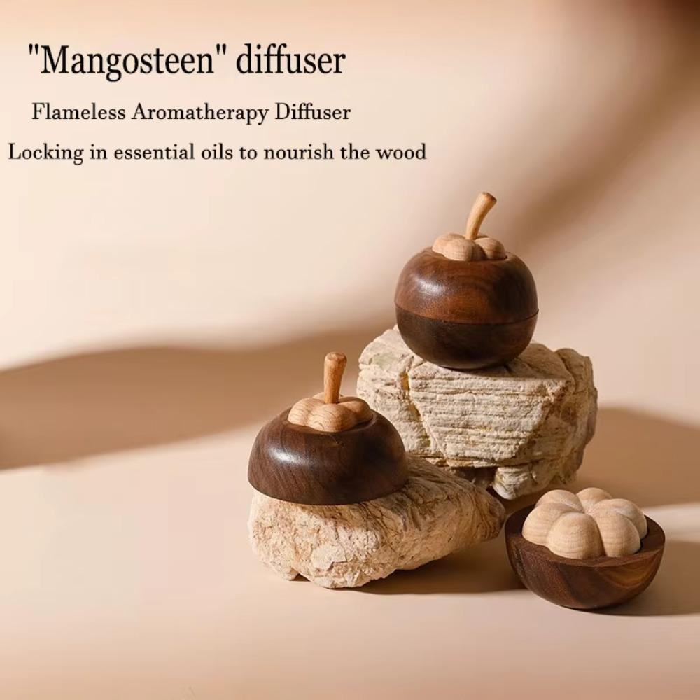 Portable Fragrant Wood Diffuser Solid Wood Aroma Diffuser Creative Fragrance Ornament  Yoga Room