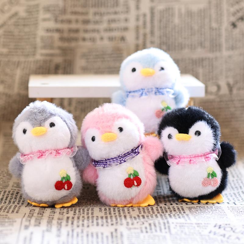 Cute Cartoon Penguin Plush Keychain Stuffed Doll Keyring Backpack Pendant Bag Hanging Decoration Lovely Gifts