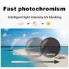 Titanium Alloy Progressive Photochromic Reading Glasses Women Men Multifocal Anti Blue Light Myopia Glasses Flexible Temple