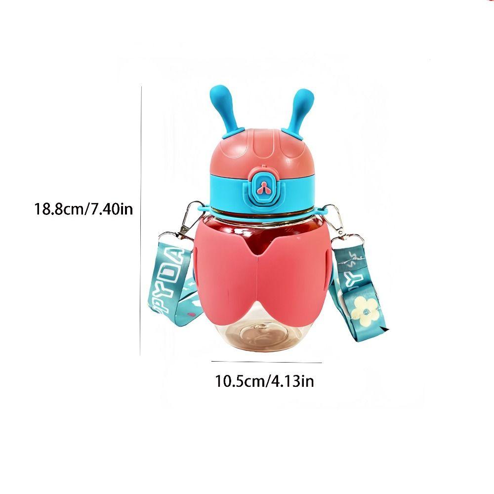 Cartoon Little Bee Water Cup Plastic Water Bottle Convenient Tea Kettle  Fitness