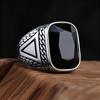 R3427 Men's High Quality 316L Stainless Steel Variety Onyx Rings Fashion Trend Jewelry