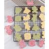 8 Pack 3D Frosting Cookie Cutter Plastic Push-type Household Cookie Baking Molds