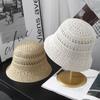 Shade Beach Thin Versatile Sun Hat Foldable Hat Bucket Hat Travel Straw Hat Show Small Face