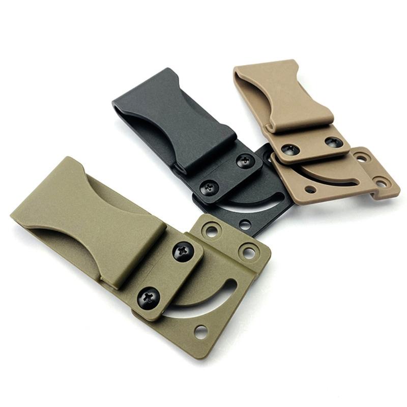 Gürtelclip für Kydex-Scheideholster K-Scheide Taillenclip Zubehör Scheide Rückenclip Gürtelclip mit Schrauben für Werkzeug