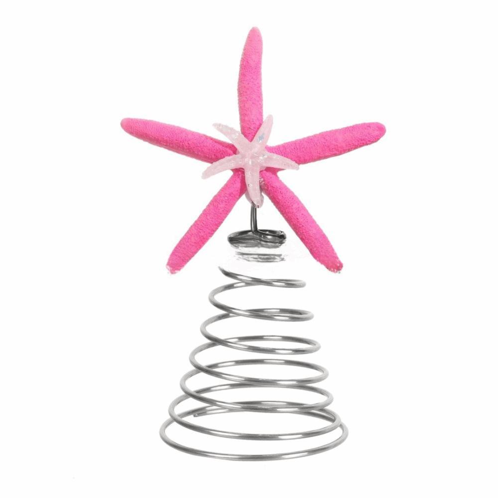 Handmad Star Treetop Decorations Collectible Starfish Treetop Ornament  Christmas Tree