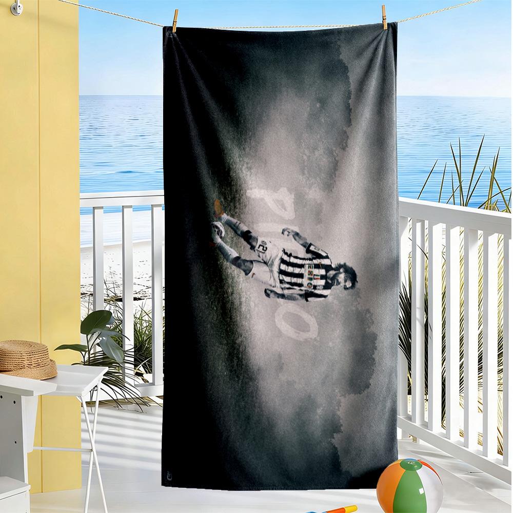 Player Action Field Beach Towel Super Soft Microfiber Quickdry Fabric Comfortable Lightweight