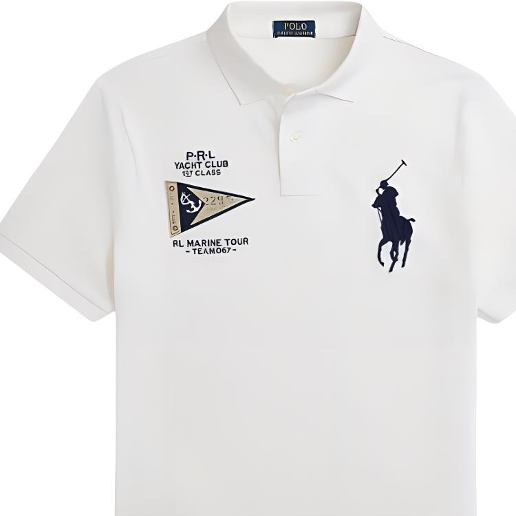 Polo Ralph Lauren FW24 Polo Shirt Men's Washed White MNPOKNI1N822929-100