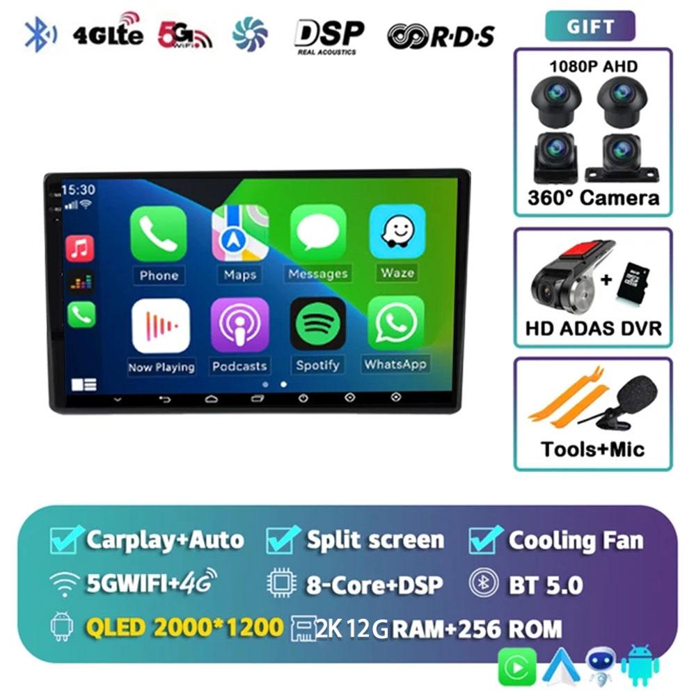 10" Android 14 For Wuling Hongguang 2025 Wireless Carplay Radio Autoradio Multimedia Video Navigation GPS Head Unit NO DVD