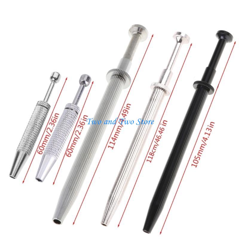 HX6F Stainless Steel 3/4-Claw Pick up Tool for Small Parts Diamond Gemstones Catcher