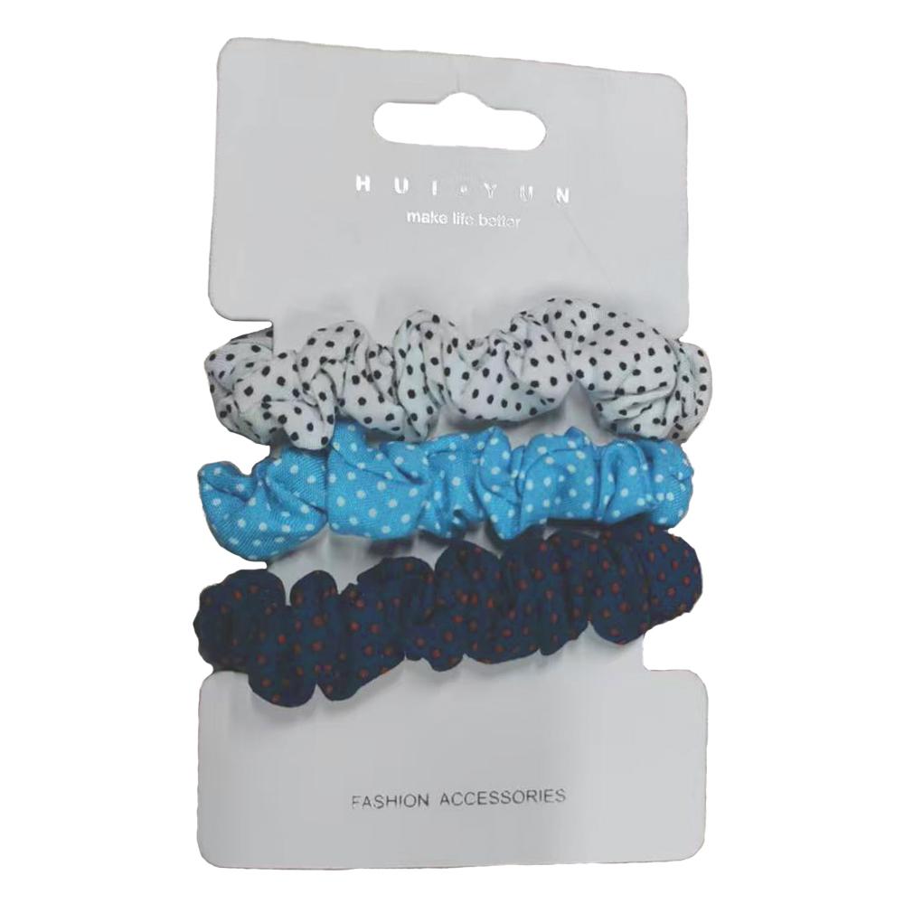 Elegant Hair Scrunchies Women Minimalist Simulation Silk Hair Ties Solid Color Elastic Hair Loop Ponytail Hair Accessories