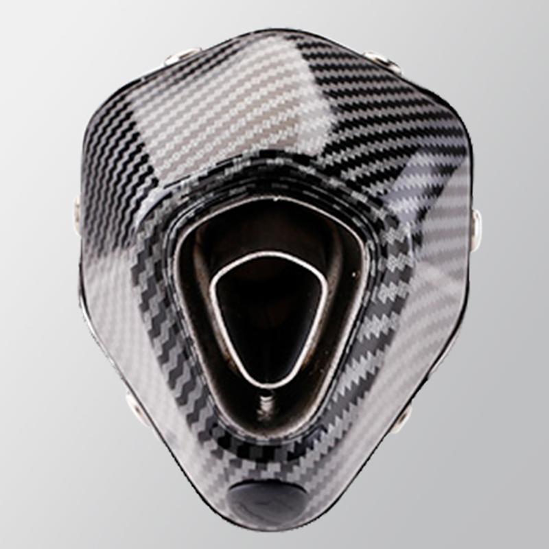 HQ Universal 51mm Motorcycle Exhaust Pipe Length 300/370/470mm Stainless Steel ninja400 R3 Z900 S1000RR MT-07 pcx160 duke390 R1