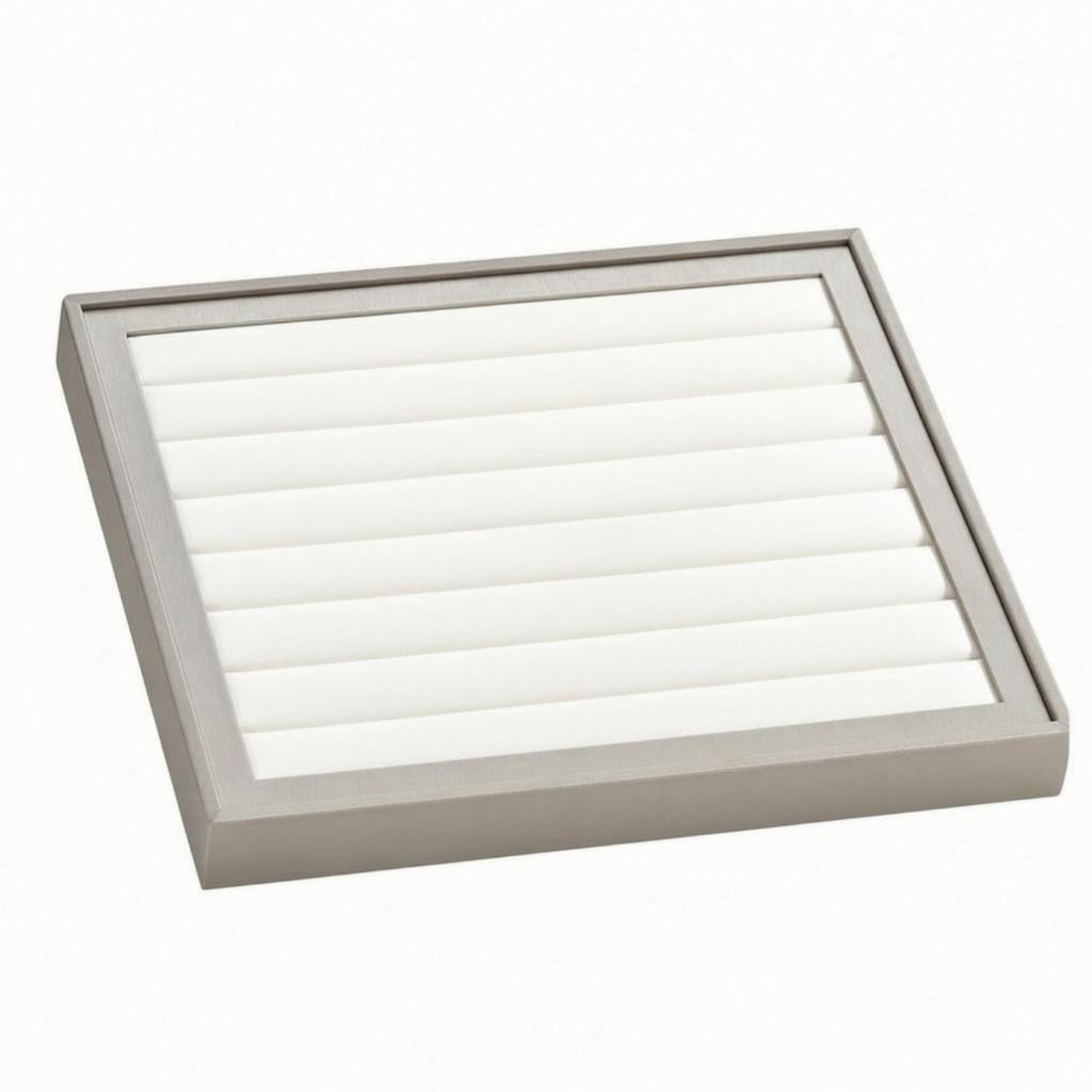 Jewelry Display Tray with Raised Frame Sturdy for Home Storage