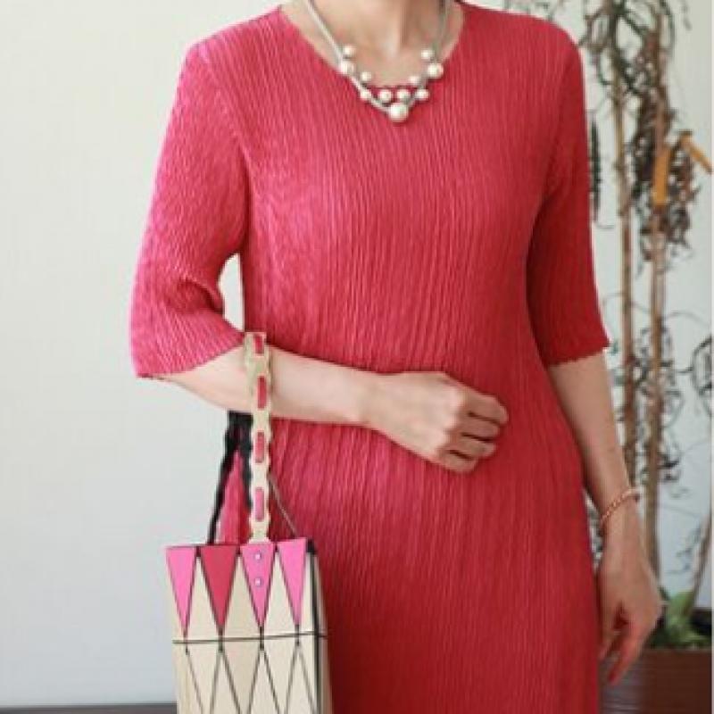 Shiz Madam Women Pleated Dress N2676