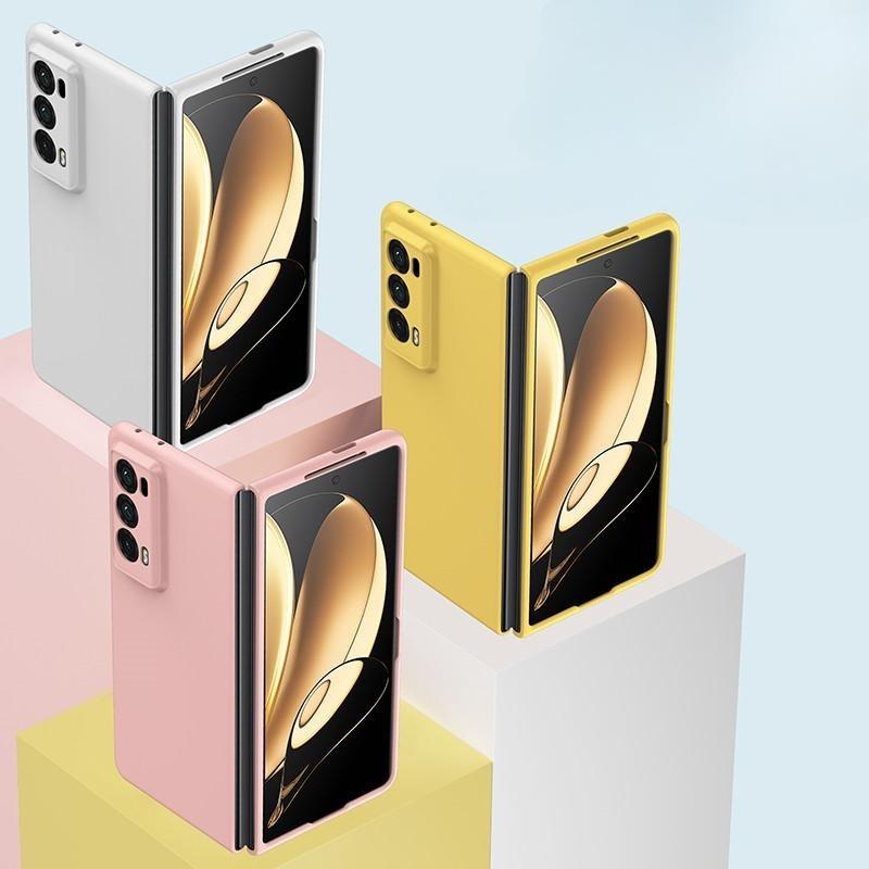 Coque Rigide PC pour Téléphone Honor Magic V2 Housse de Protection Couleur Unie