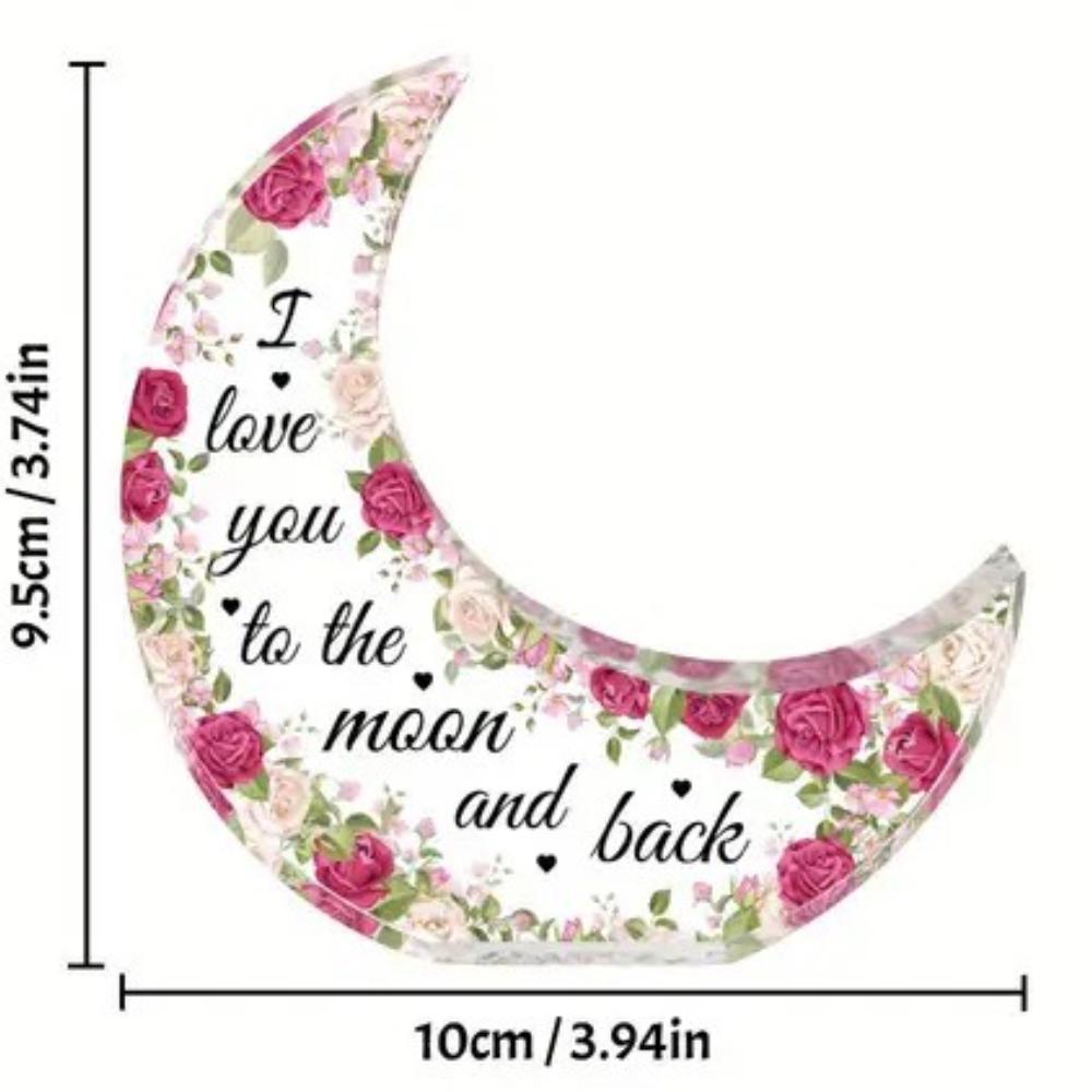 2D Flat Acrylic Heart-shaped Decoration for Indoor and Outdoor Decoration - No Need for Batteries/electricity, Free Day Decoration, Shop Decoratio