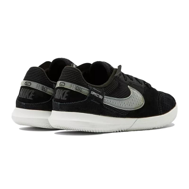 Nike Streetgato Slip-Resistant Cushioning Wear-Resistant Low-Top Soccer Shoes Black Kids' Sneakers DH7723-010