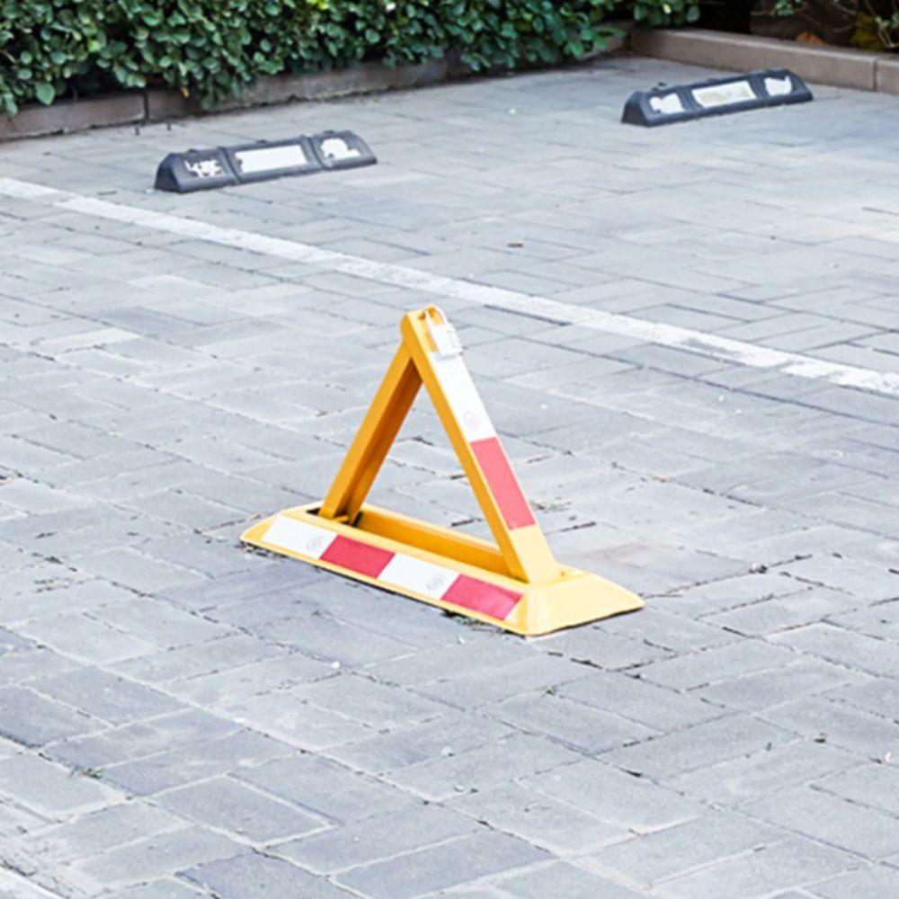 Portable Folding Vehicle Security Barrier Thickened Anti-collision Parking Barrier  Lot Protection