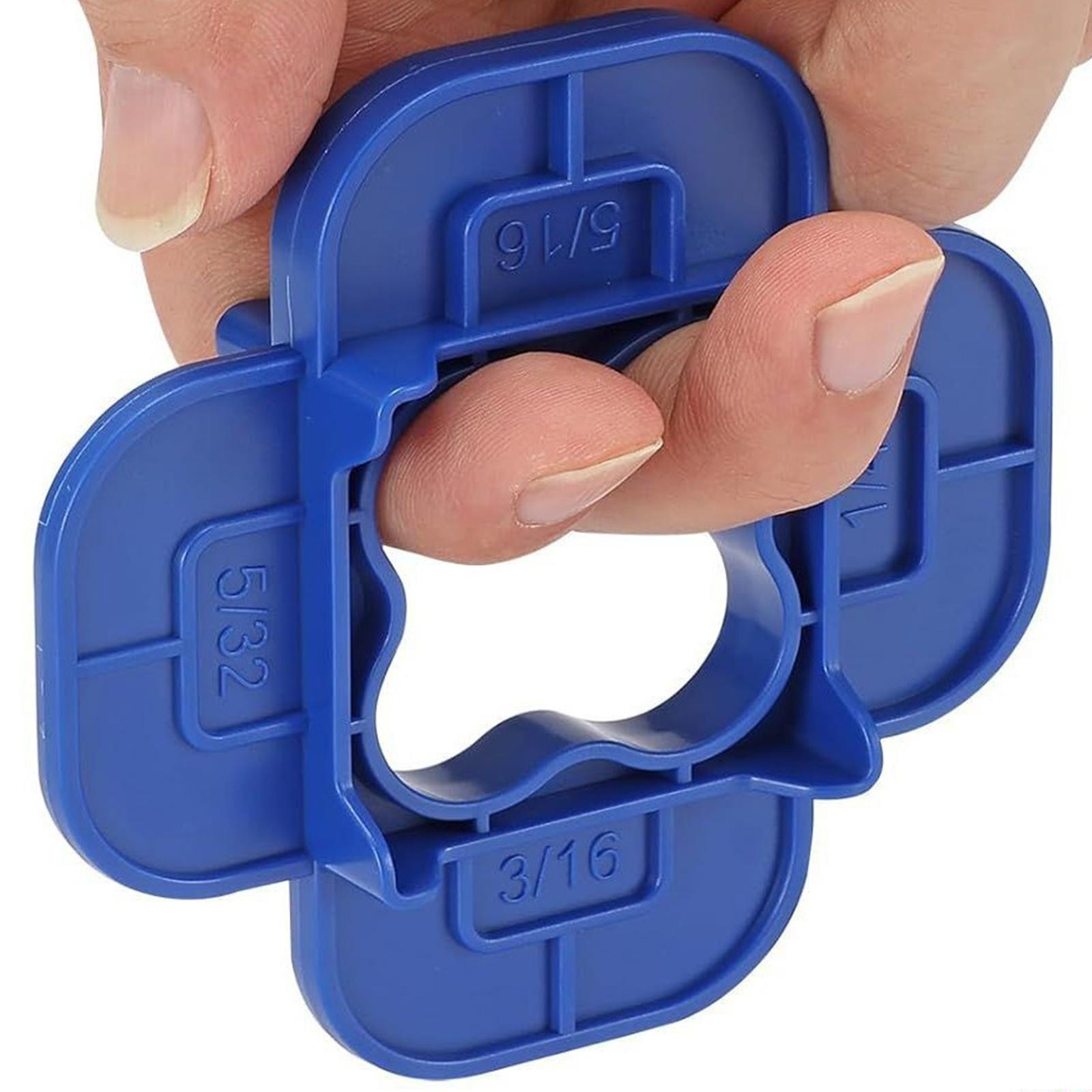 

MultiThickness Plastic Deck Spacers ABS Materials Gaps Measurement Tool For Hardwood Composite Flooring Projects синій