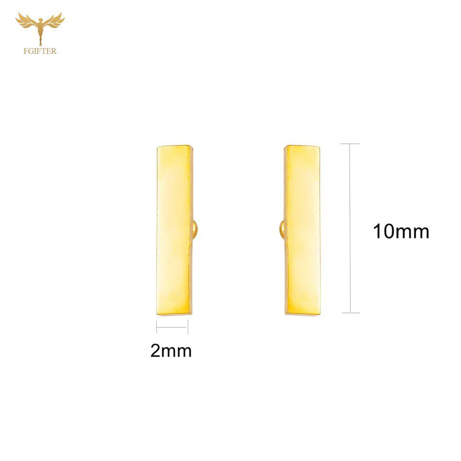 12 Paare Einfache Geometrische Ohrringe Großhandel Rund Quadratisch Stern Blitz 8 Stil Edelstahl Stecker Ohrringe Set Frau Zirkon