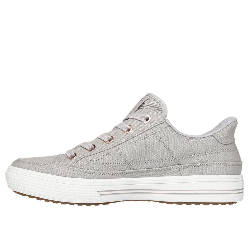 Skechers Arch Fit Arcade - Ci vediamo lì Tela Comode Moda Trendy Casual Scarpe da Ginnastica Basse Scarpe da Ginnastica da Donna Beige 177197-TPE