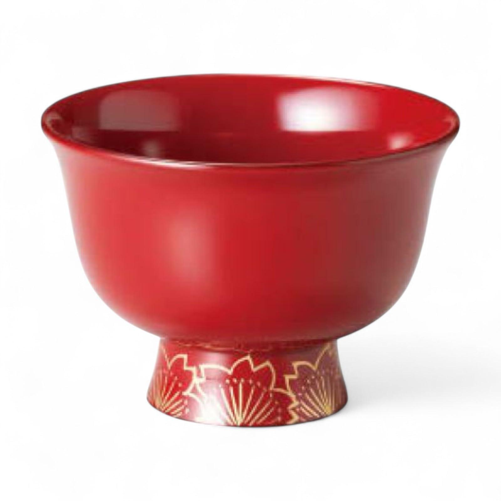 J-kitchens Family Lacquerware Bowl, Hand-Painted, Urushi Lacquer, PID-635362, Made in Japan