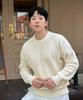 BLOND9 Crew Neck Rib Knit Sweater_Ivory
