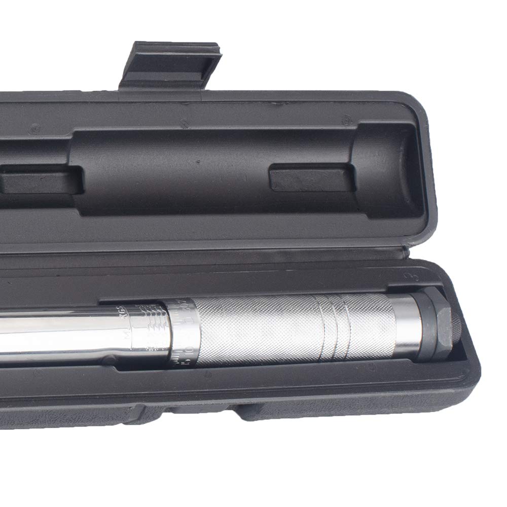 Torque for and Preset Includes Case Measurement Wrench, 1/2-inch, 70-350Nm, Bicycles, Automobiles, Motorcycles, Type, (1/2-inch, Range 70-350Nm)