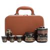 High-end cup, one pot, four cups set, portable travel tea set, teapot business gift souvenir