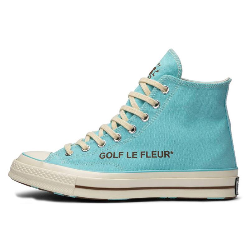

Golf Le Fleur x Converse Chuck Taylor All Star 70 Hi Classic Versatile High Top Espadrilles Unisex Blue 37