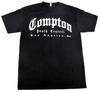 Camiseta COMPTON NWA 213 South Central Los Angeles CA Tee Adulto Masculino Preto Novo