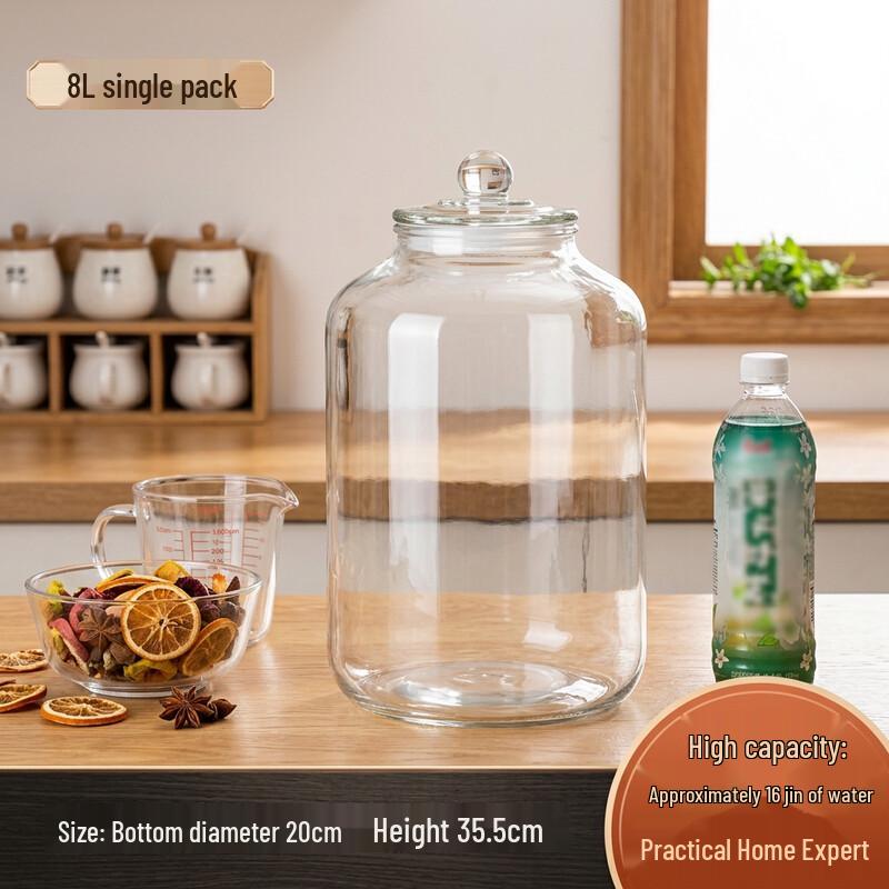 Food-Grade Sealed Glass Multi-Purpose Storage Jar