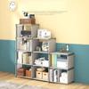 Simple Bookshelf Floor Standing Multi-Layer Book Organizer Easy Assembly Portable Bookcases Household Simple Book Display Rack