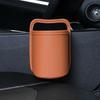 Space Saving Car Door Storage Box Leather Car Trash Can Car Seat Back Organizer  Sundries