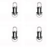 5-1PCS Rechargeable Keychain Flashlights Torch Emergency Keychain Light Hanging Portable Flashlight Waterproof Camping Lamp