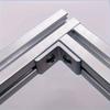 6sets Silvery 2020 Series Aluminum Profile Connectors 6pcs L Corner Bracket with Sliding T Nuts and Bolts for 2020 Aluminum Extrusion Profiles