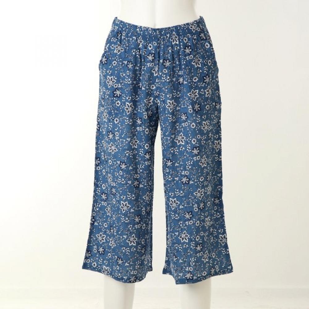 

Venus Floral Print Romantic Style Homewear Pants Vep3913f BU/85