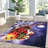 Christmas Santa Claus Delivery Floor Mats for Living Room, Bedroom and Room Decoration Are Suitable for Gifts.