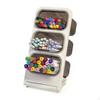 Large Capacity Pen Holder, Slanted Desk Organizer, Multicompartment Storage, Sturdy Stationery Box
