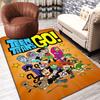 Teen Titans Rug Floor Mat for Living Room or Bedroom Soft and Comfortable Carpet a Gift for Birthday and Holiday.