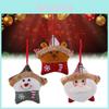 Creative Plush Christmas Tree Decoration Featuring Santa Snowman And Reindeer Ideal For Holiday Cheer