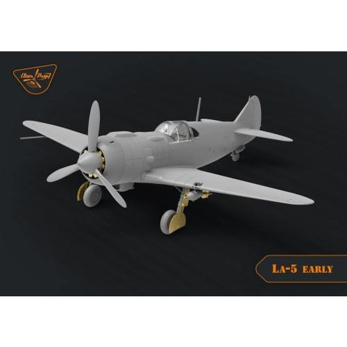 Clear Prop! 1/72 Scale Soviet Air Force Lavochkin La-5 Early Fighter Plane Plastic Model, 10 X 10 X 5cm, Plastic, CPU72014
