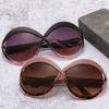 Female Hollow Frame Black Gradient Sun Glasses Cat Eye Sunglasses Shades Women Sunglasses