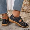 Cross Border Spring and Summer Breathable Hollow Women's Shoes with Toe Caps, Sporty Roman Sandals, Soft Soles, Mom's Hole Casual Shoes