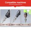 Portable Spiral Groove Step Drill Bit 4-20mm Wear-Resistant Punch Holes Drill Bit Faster Drilling Wood Metal Hole Opener
