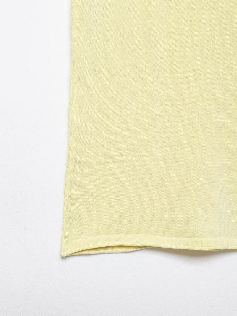 2026 Spring New Arrival: Women's European & American Style Color Block Knit Short Sleeve Top