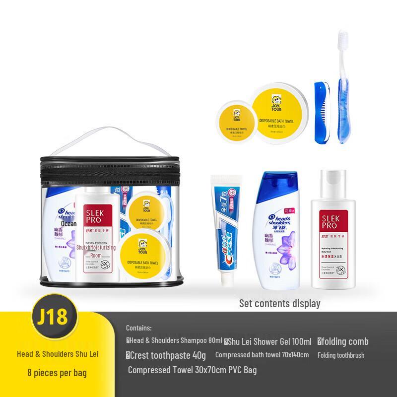 JOYTOUR Head & Shoulders Travel Toiletries Set